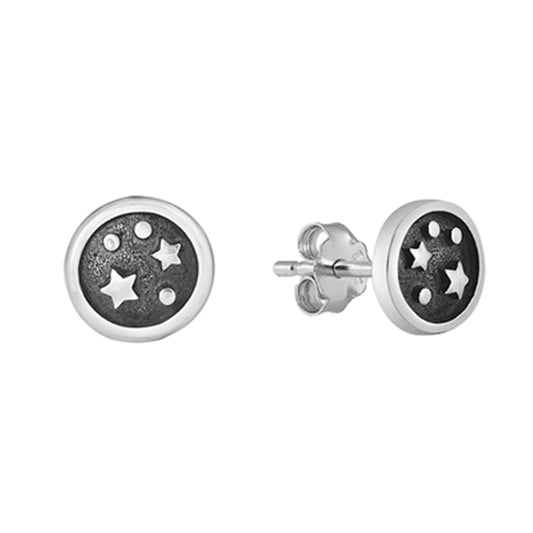 Universe Stud Earrings in Sterling Silver