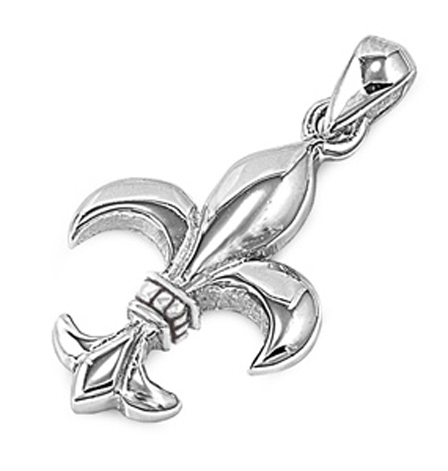 Royal Fleur-de-lis Pendant in Sterling Silver