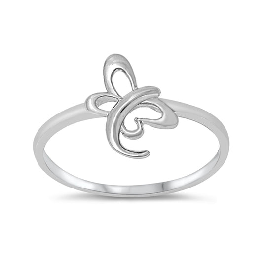 Whimsical Butterfly Ring for Teens in Sterling Silver