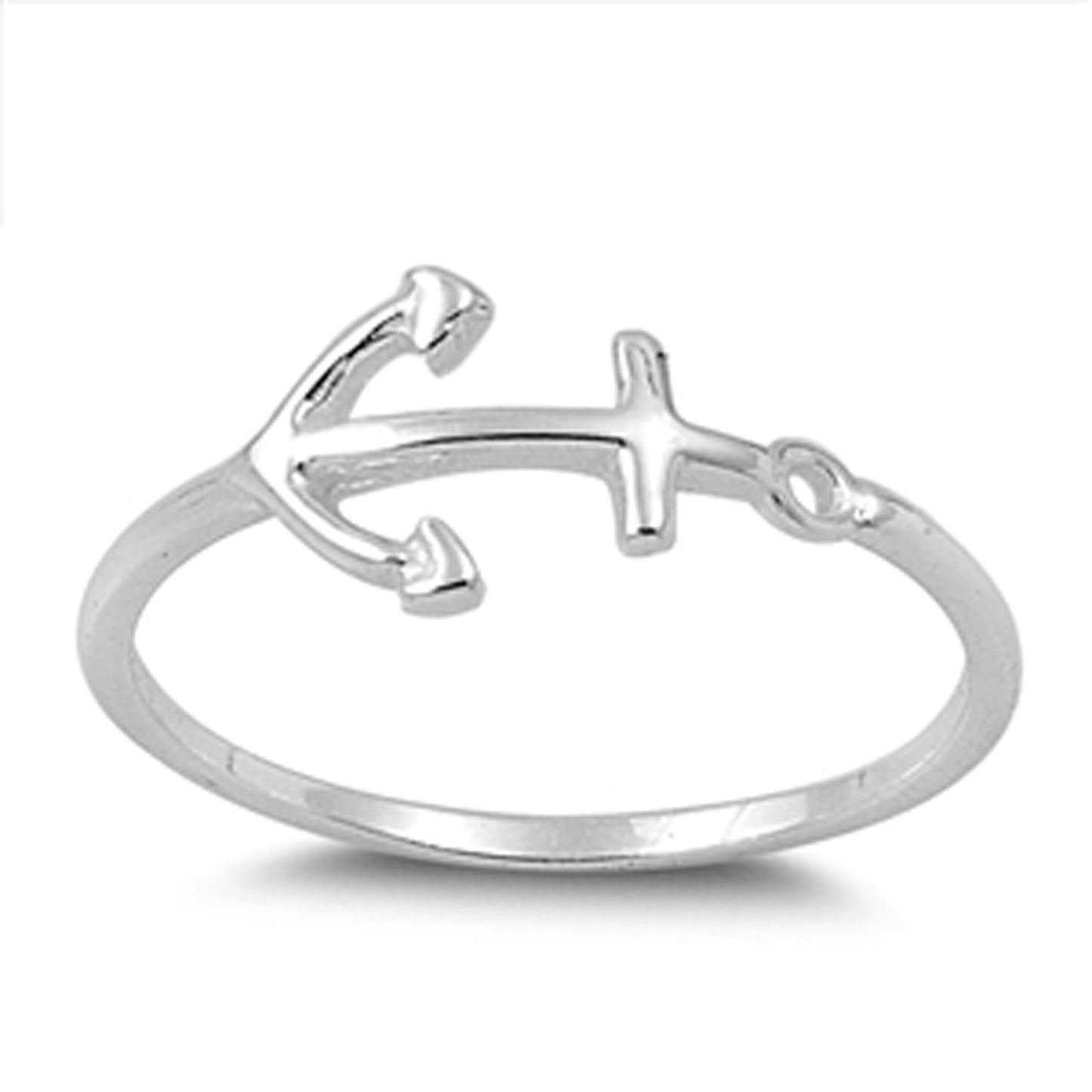 Infinity Symbol 'Forever Love' Promise Ring in Sterling Silver