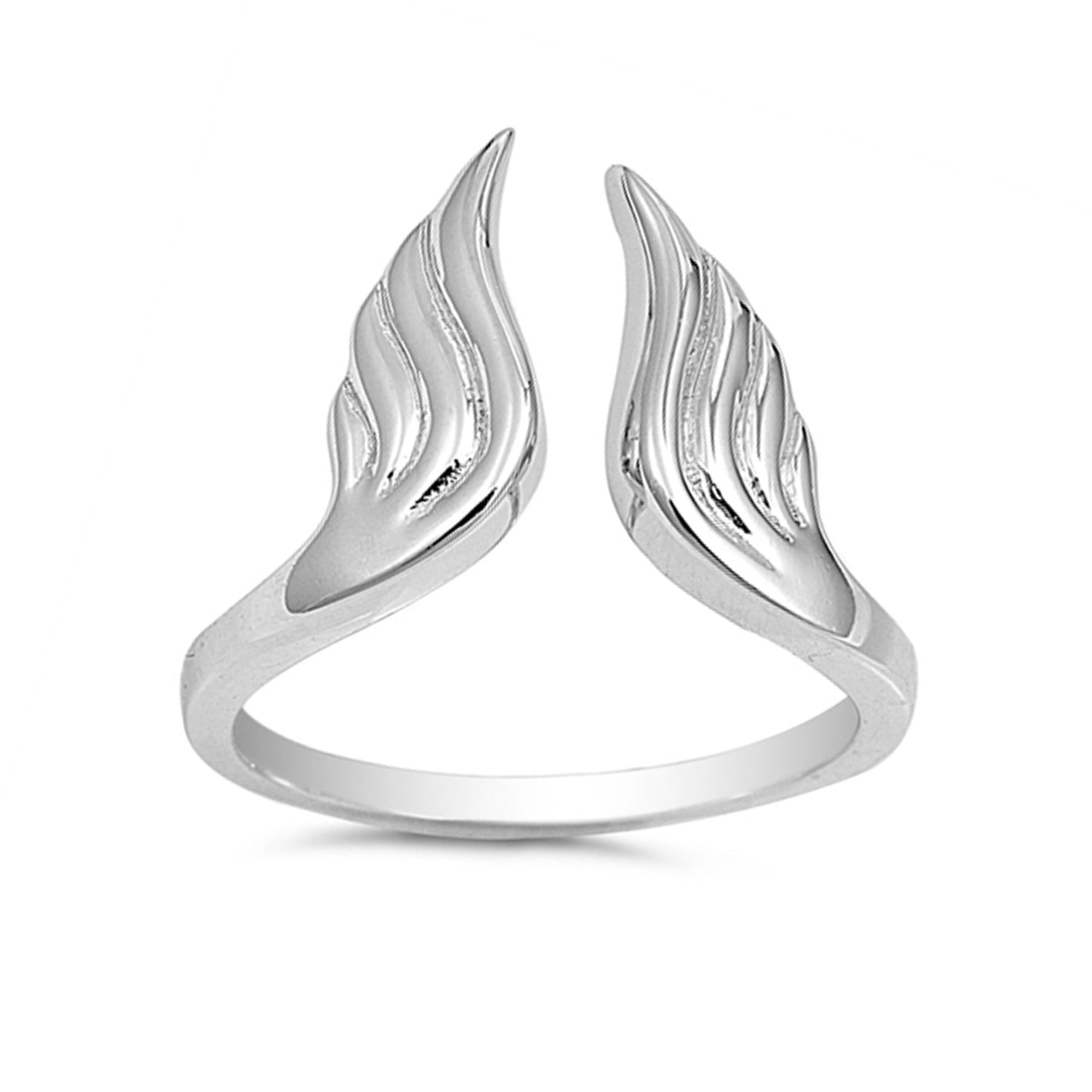 Angel wings ring sterling on sale silver